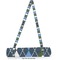 Blue Argyle Yoga Mat Strap With Full Yoga Mat Design