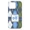 Blue Argyle iPhone 13 Pro Max Case - Back