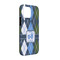 Blue Argyle iPhone 13 Pro Tough Case -  Angle