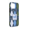 Blue Argyle iPhone Case - Rubber Lined - iPhone 13 (Personalized)