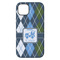 Blue Argyle iPhone 14 Plus Tough Case - Back