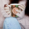 Brown Argyle 11oz Coffee Mug - LIFESTYLE