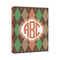 Brown Argyle Canvas Print - 11x14 (Personalized)