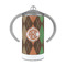 Brown Argyle 12 oz Stainless Steel Sippy Cups - FRONT