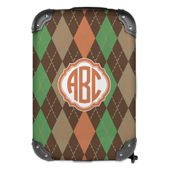 Brown Argyle Kids Hard Shell Backpack (Personalized)