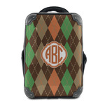 Brown Argyle 15" Hard Shell Backpack (Personalized)