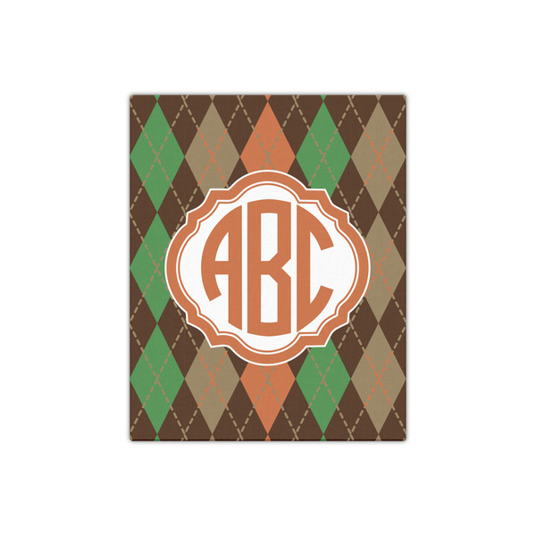 Brown Argyle 16x20 - Canvas Print - Front View