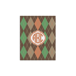Brown Argyle Poster - Multiple Sizes (Personalized)