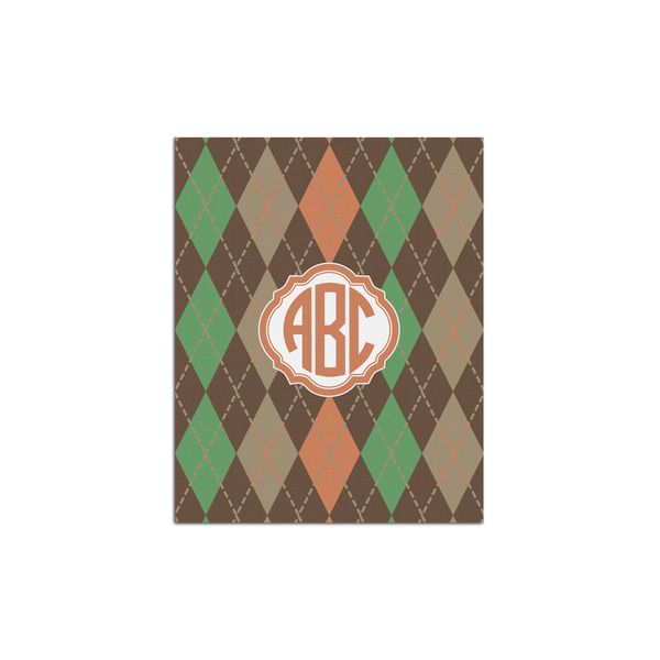 Custom Brown Argyle Poster - Multiple Sizes (Personalized)