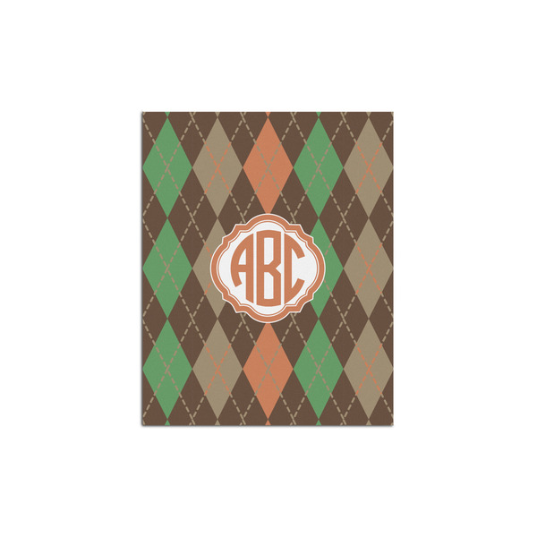 Custom Brown Argyle Posters - Matte - 16x20 (Personalized)