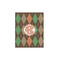 Brown Argyle Posters - Matte - 16x20 (Personalized)