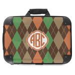 Brown Argyle Hard Shell Briefcase - 18" (Personalized)