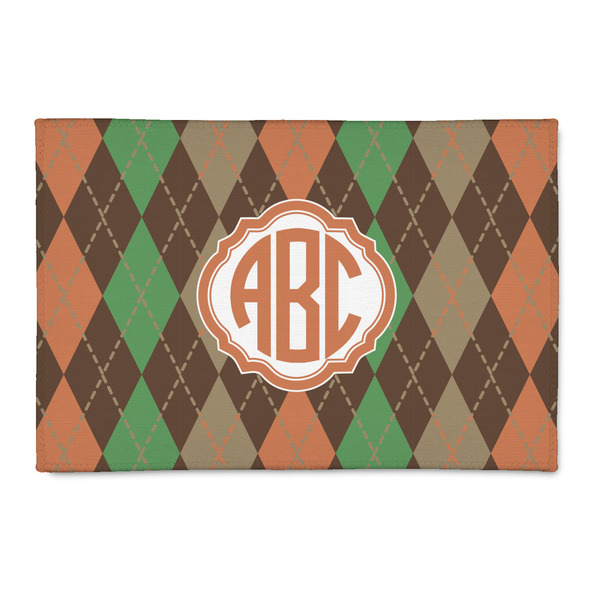 Custom Brown Argyle 2' x 3' Indoor Area Rug (Personalized)