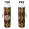 Brown Argyle 20oz Water Bottles - Full Print - Approval