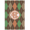 Brown Argyle Poster - Matte - 24x36 (Personalized)