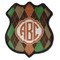 Brown Argyle 4 Point Shield