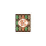Brown Argyle Canvas Print - 8x10 (Personalized)