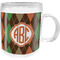 Brown Argyle Acrylic Kids Mug (Personalized)