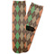 Brown Argyle Adult Crew Socks