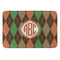 Brown Argyle Anti-Fatigue Kitchen Mat (Personalized)