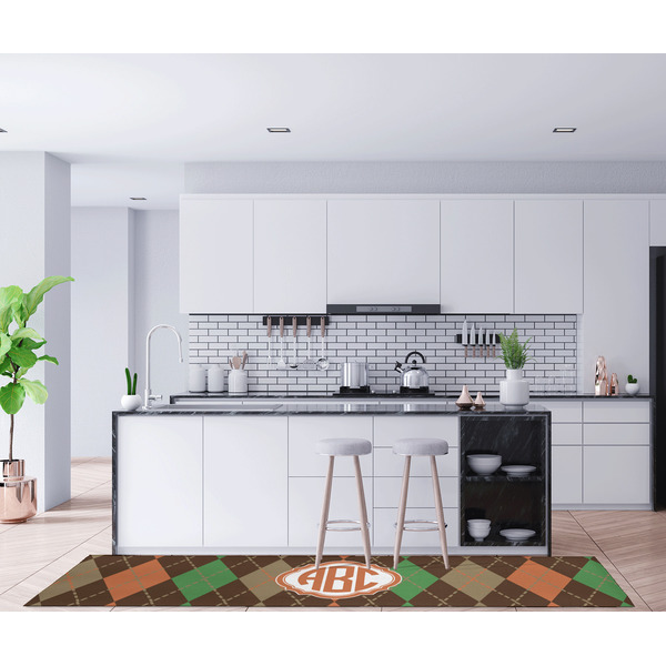 Brown Argyle Area Rug Sizes