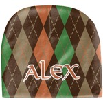 Brown Argyle Baby Hat (Beanie) (Personalized)