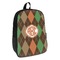 Brown Argyle Kids Backpack (Personalized)