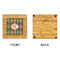 Brown Argyle Bamboo Trivet with 6" Tile - APPROVAL