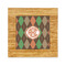 Brown Argyle Bamboo Trivet with Ceramic Tile Insert (Personalized)