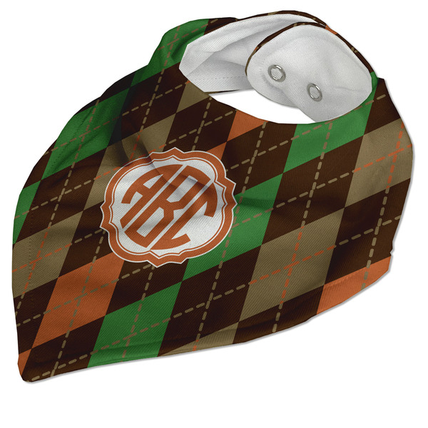 Brown Argyle Bandana Closed