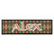 Brown Argyle Bar Mat - Large (Personalized)