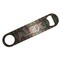 Brown Argyle Bar Bottle Opener - Silver w/ Monogram