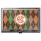 Brown Argyle Business Card Case