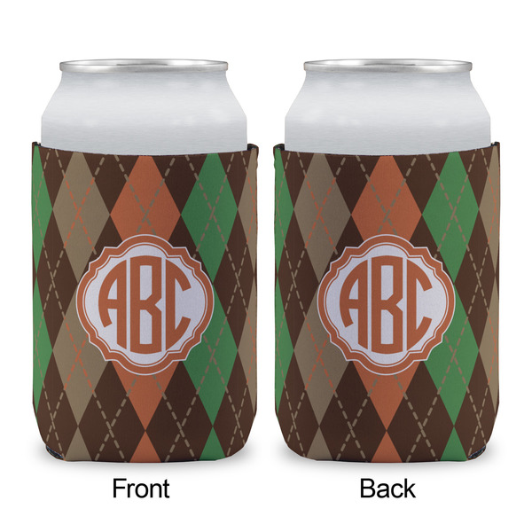 Brown Argyle Can Sleeve - APPROVAL (single)