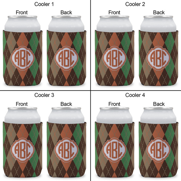 Brown Argyle Can Sleeve (Approval)
