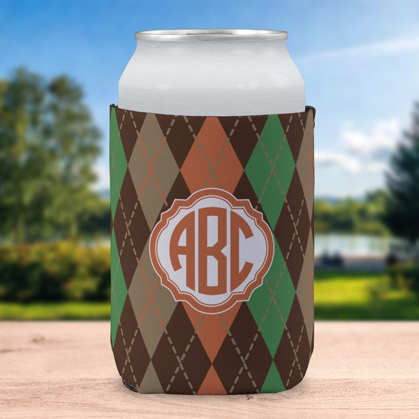 Brown Argyle Can Sleeve - LIFESTYLE (single)