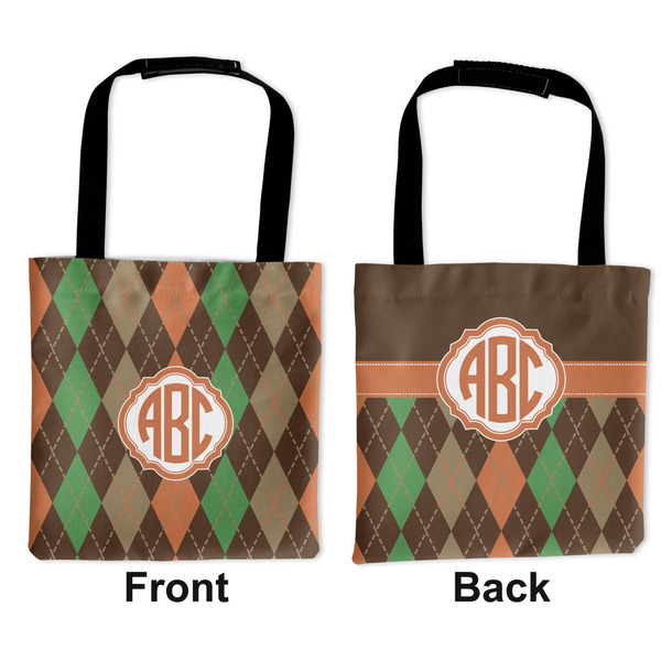 Brown Argyle Car Bag - Apvl