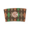 Brown Argyle Coffee Cup Sleeve - FRONT
