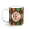 Brown Argyle Coffee Mug (Personalized)