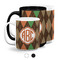 Brown Argyle Coffee Mugs Main