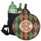 Brown Argyle Collapsible Cooler & Seat (Personalized)