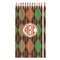 Brown Argyle Colored Pencils (Personalized)