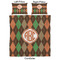 Brown Argyle Comforter Set - Queen - Approval