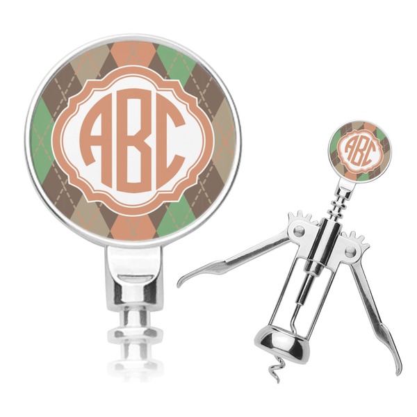 Custom Brown Argyle Corkscrew (Personalized)