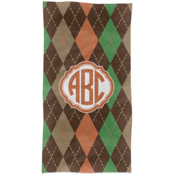 Brown Argyle Crib Comforter/Quilt - Apvl