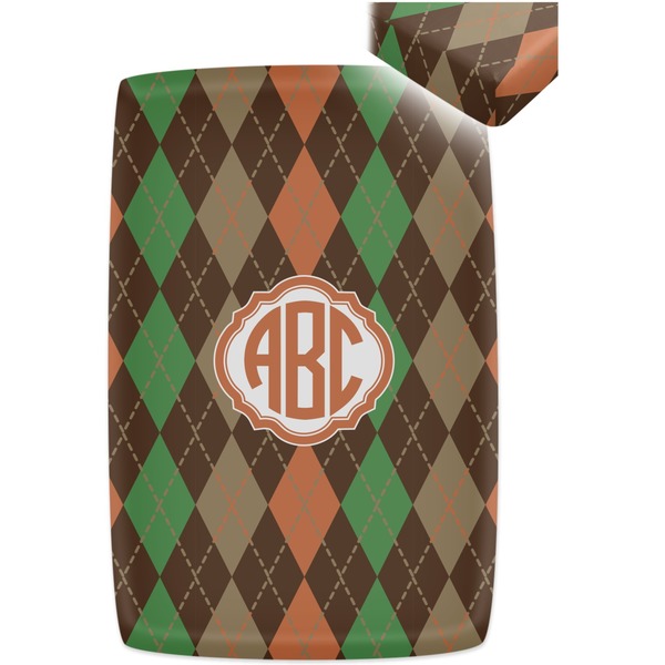 Brown Argyle Crib Fitted Sheet - Apvl