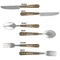 Brown Argyle Cutlery Set - APPROVAL