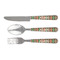 Brown Argyle Cutlery Set (Personalized)