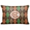 Brown Argyle Decorative Baby Pillow - Apvl