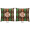 Brown Argyle Decorative Pillow Case - Approval